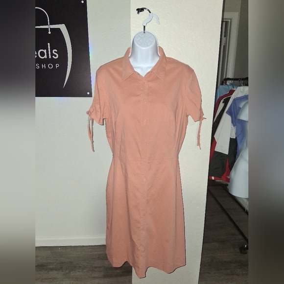 Theory Peach Dress - Picture 4 of 13